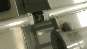 Camera mounted within the probe